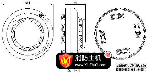 JTY-GD-G3外形结构示意图